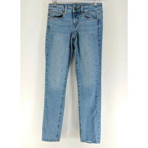 American Eagle Jeans Women's Sz 2 Skinny Stretch Light Wash